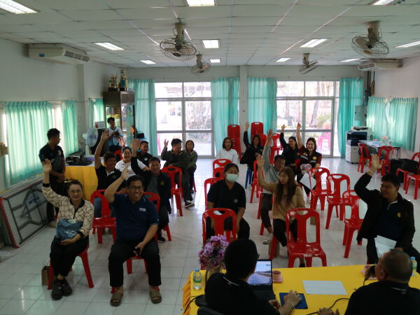 “ร่วมประชุมการมีส่วนร่วมของประชาชน กิจกรรมปรับปรุงการแบ่งทิศทางจราจรเพื่อความปลอดภัย ในทางหลวงหมายเลข 23 ตอน ร้อยเอ็ด - เสลภู
