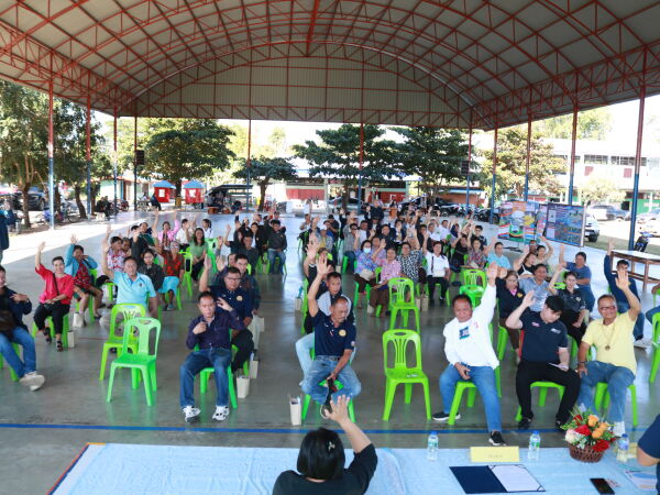 “ร่วมประชุมการมีส่วนร่วมของประชาชน โครงการก่อสร้างโครงข่ายทางหลวงแผ่นดิน กิจกรรมยกระดับมาตรฐานและเพิ่มประสิทธิภาพทางหลวง ในทา