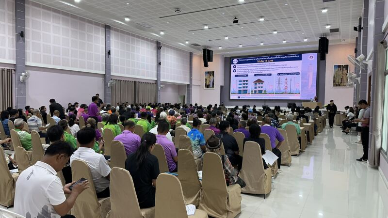 “เข้าร่วมประชุมรับฟังความคิดเห็นของประชาชนเพื่อดำเนินการจัดทำ(ร่าง)เทศบัญญัติเทศบาลเมืองร้อยเอ็ด กำหนดความสูงของอาคารในเขตอนุ